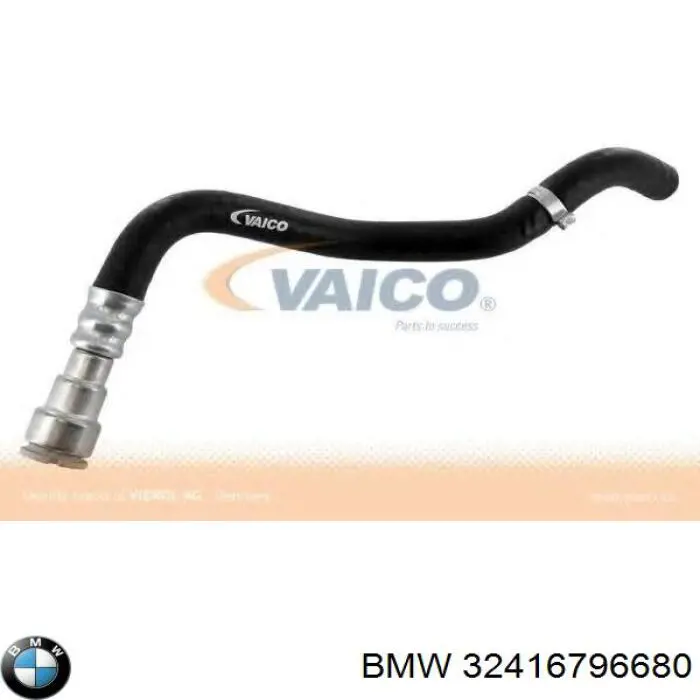32416796680 BMW Шланг ГПК, низького тиску, від рейки/механізму до бачка