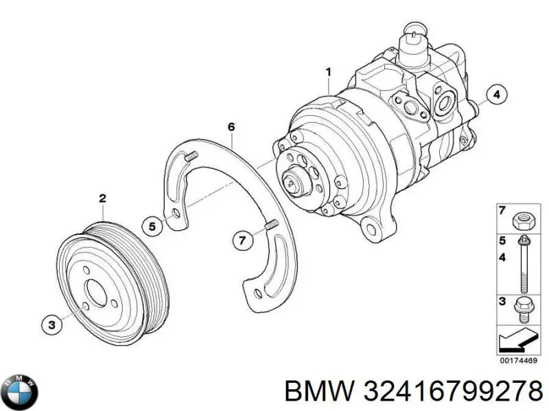 Купити 32416799278 BMW Насос гідравліки