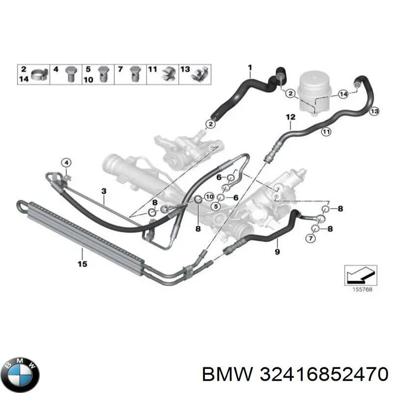  BMW 32416852470 ціна, від 3.17 USD