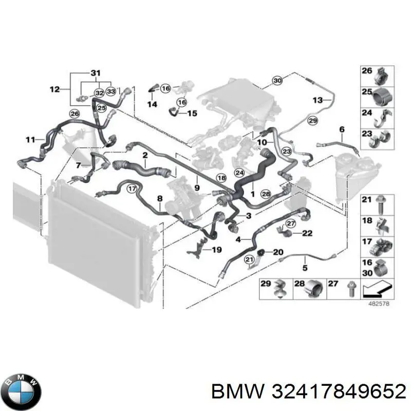  BMW 32417849652 ціна, від 6.17 USD