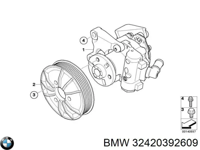 Купити 32420392609 BMW 