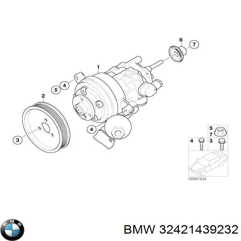 Купити 32421439232 BMW 