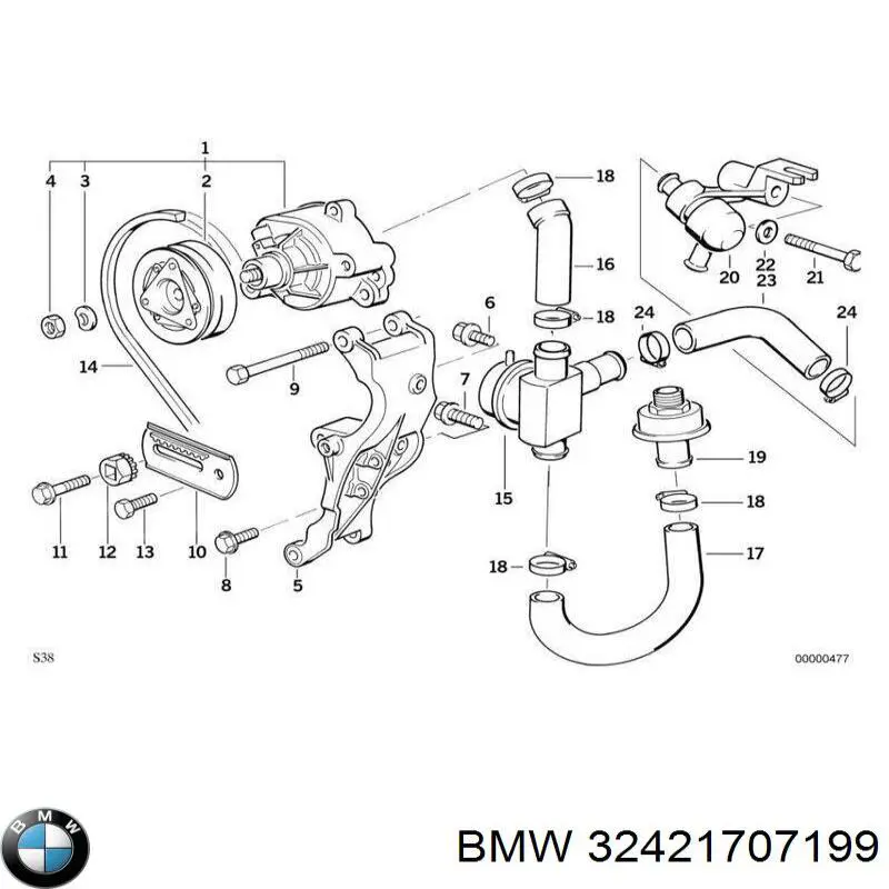  BMW 32421707199 ціна, від 97.28 USD