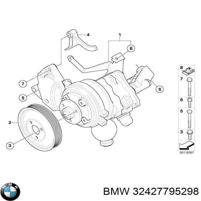  BMW 32427790638 ціна, від 22.57 USD