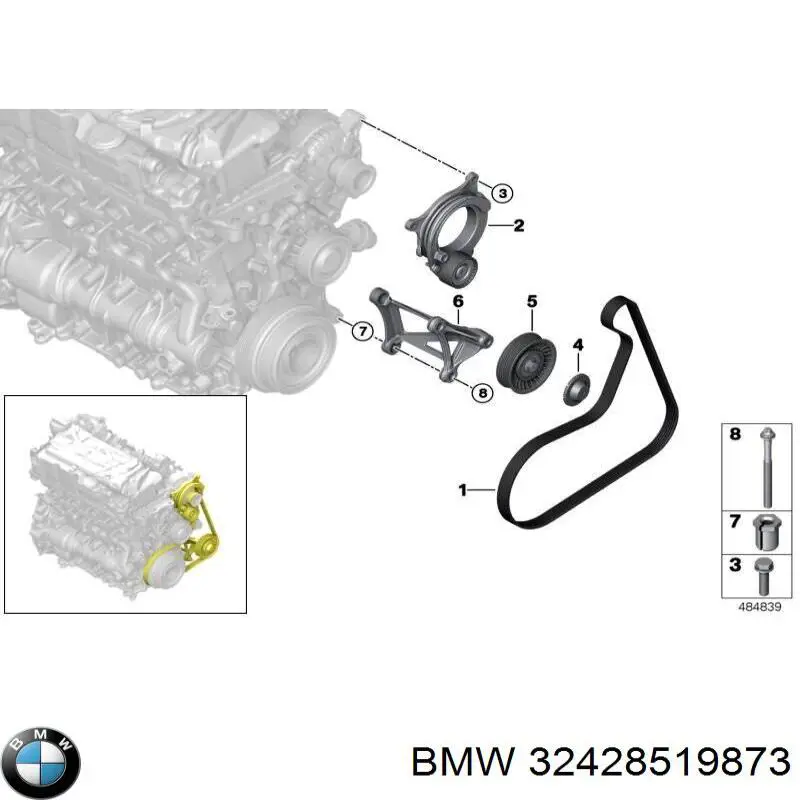 Шків водяної помпи BMW 32424744504 ціна, від 88.99 USD