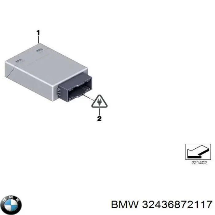 Модуль керування (ЕБУ) кермового колеса BMW 32436872117 ціна, від 110.50 USD