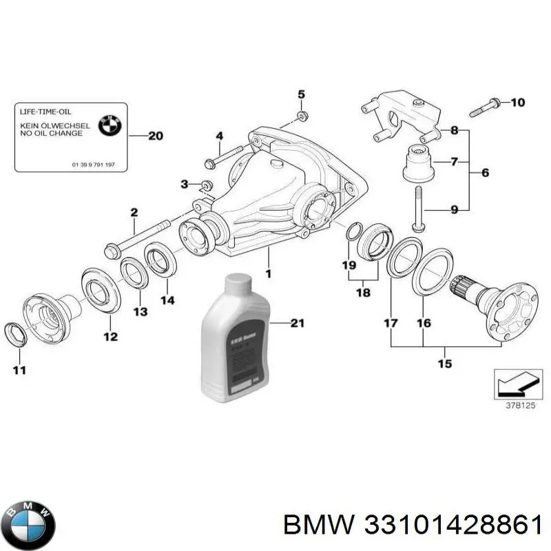  BMW 33101428861 ціна, від 696.67 USD
