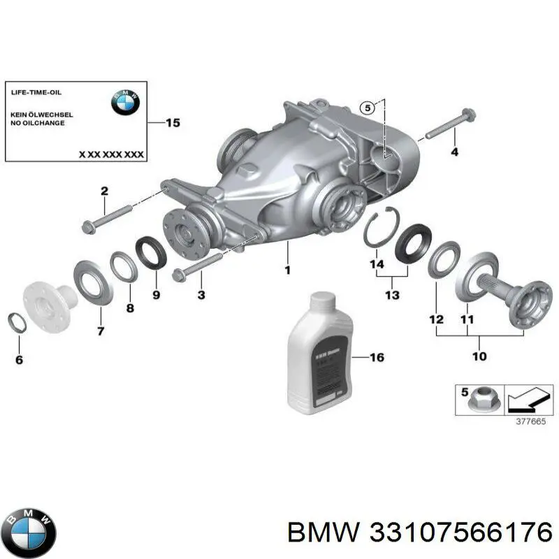  BMW 33107566175 ціна, від 490.97 USD