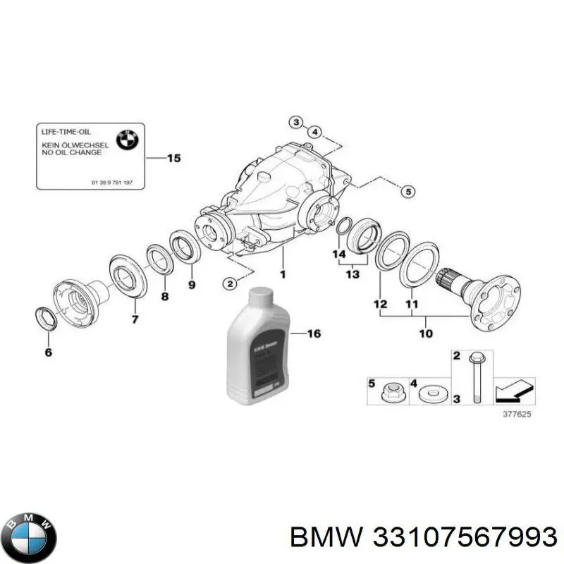  BMW 33107567993 ціна, від 741.15 USD
