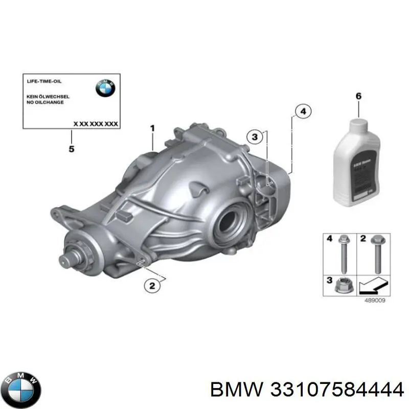 Редуктор колісний моста заднього BMW 7584444 ціна, від 230.63 USD