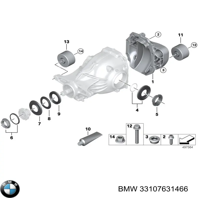 Купити 33107631466 BMW 