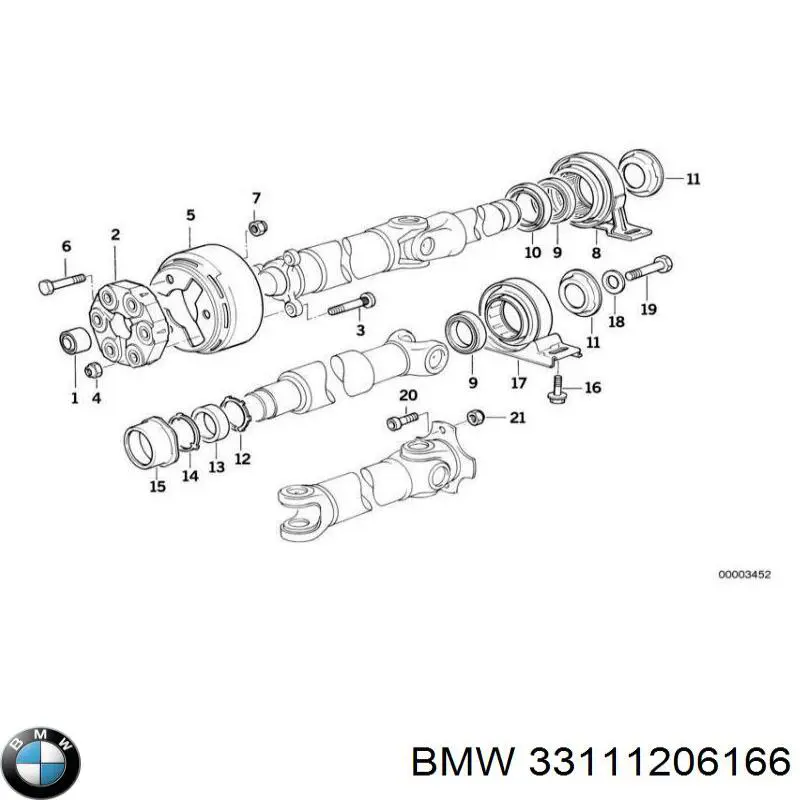 Купити 33111206166 BMW 
