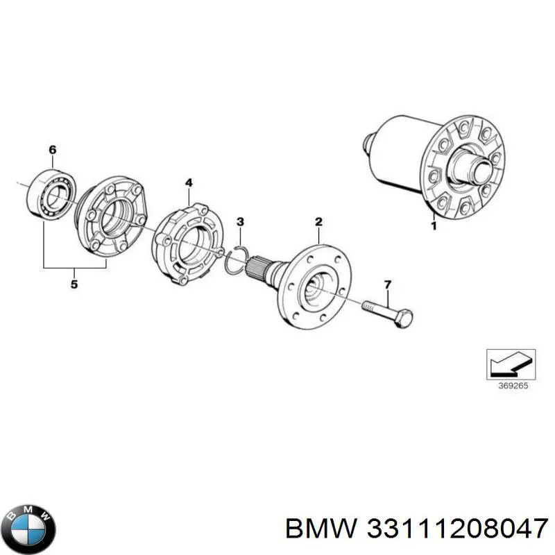 33111208047 BMW 