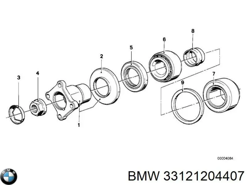 Купити 33121204407 BMW 