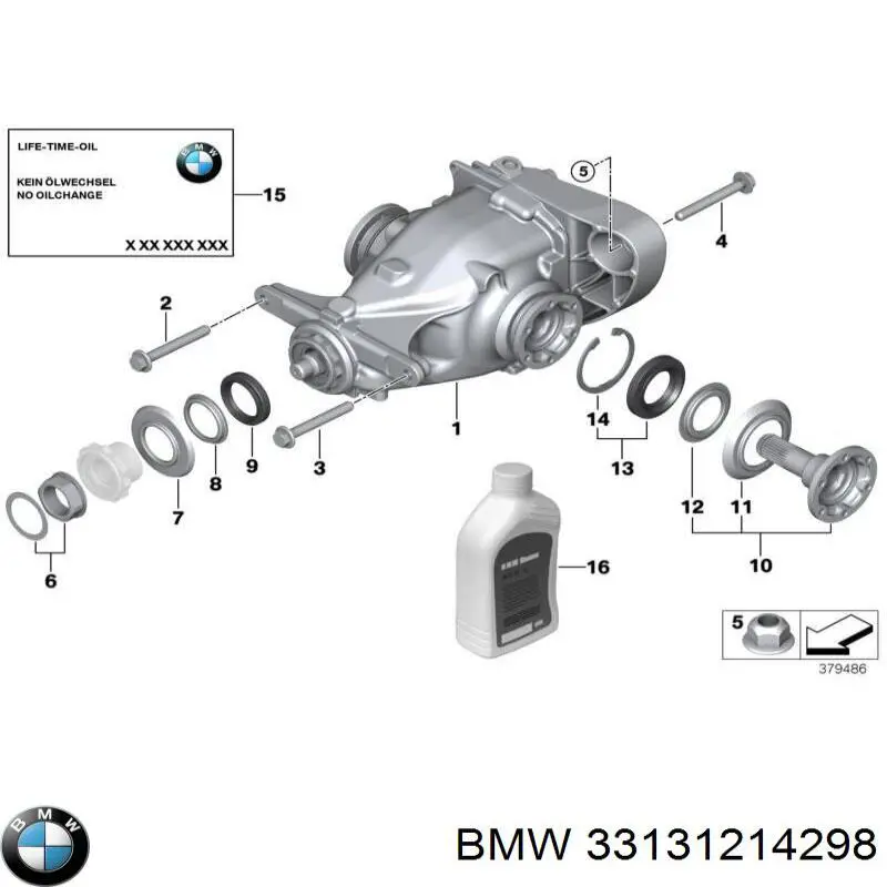 Купити 33131214298 BMW 