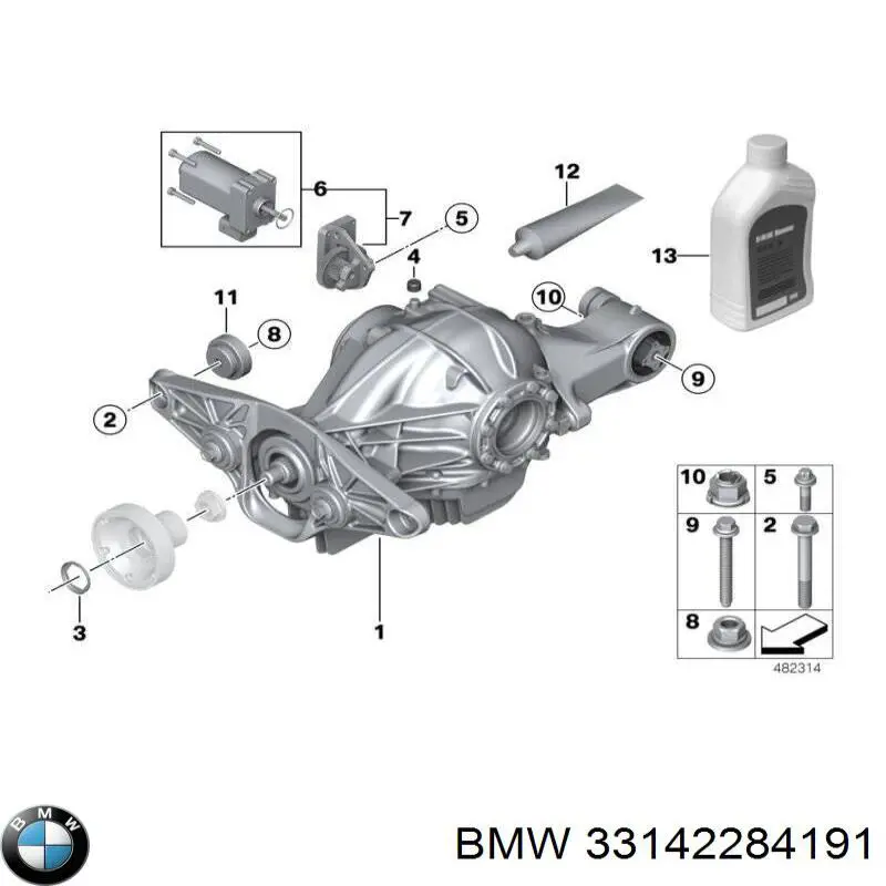  BMW 33142284191 ціна, від 316.67 USD