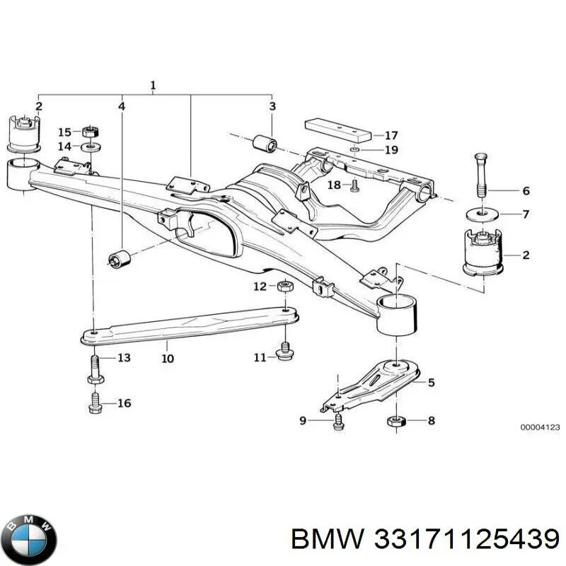 Купити 33171125439 BMW 