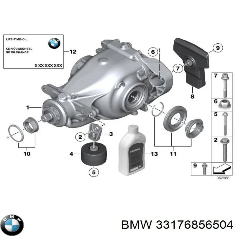  BMW 33176856504 ціна, від 25.68 USD