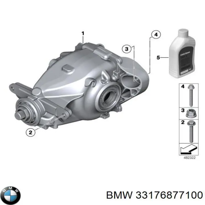 Купити 33176877100 BMW 