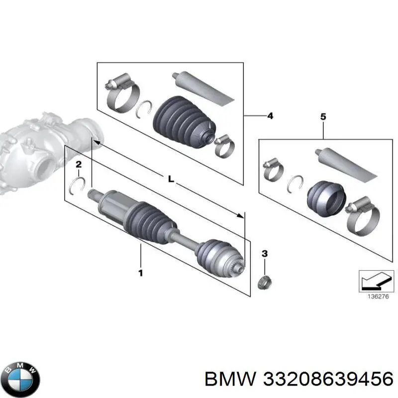 Купити 33208639456 BMW 