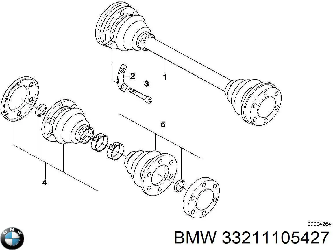  BMW 33211105427 ціна, від 95.02 USD