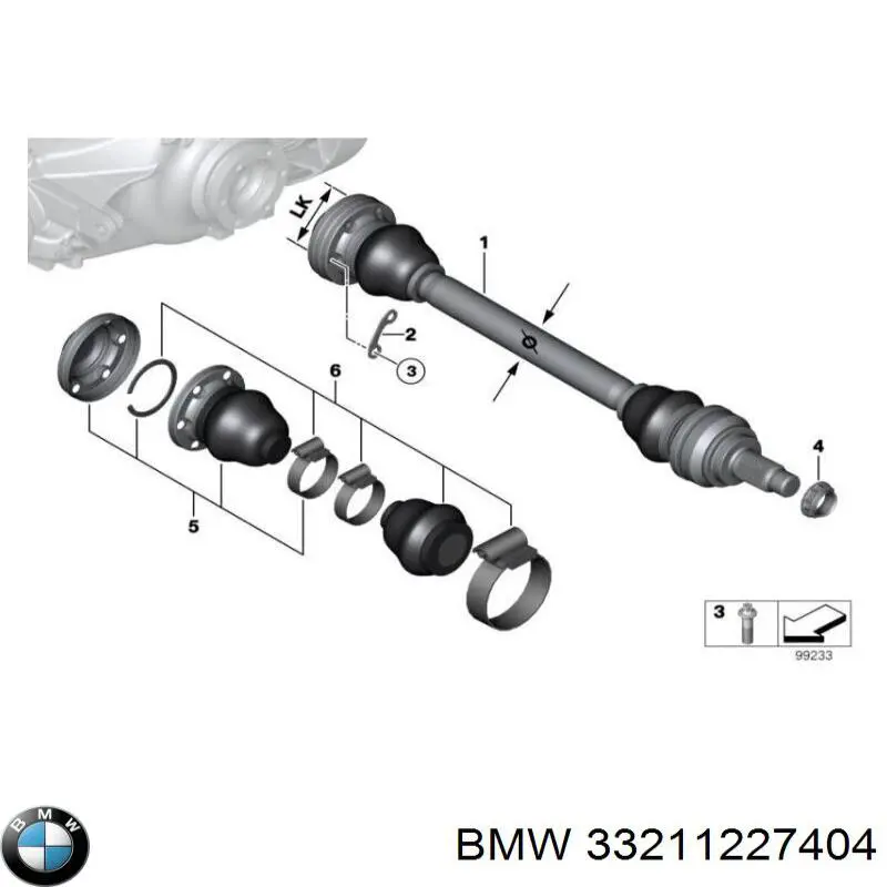 Приводи задніх коліс BMW 33211227404 ціна, від 73.81 USD