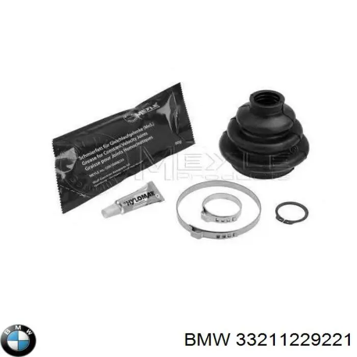 Пильник зовнішньої гранати, задньої півосі BMW 33211229221 ціна, від 10.47 USD