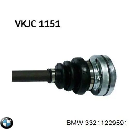 Купити DS0913L BGA Піввісь задня, ліва