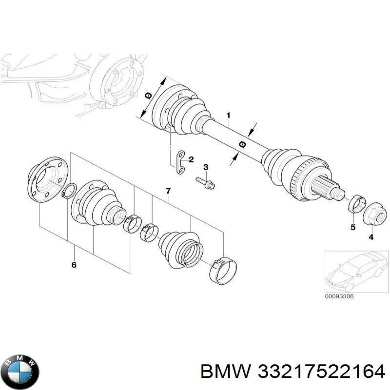  33217522164 BMW