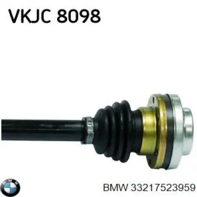 Піввісь задня, ліва BMW 33217523959 ціна, від 109.64 USD