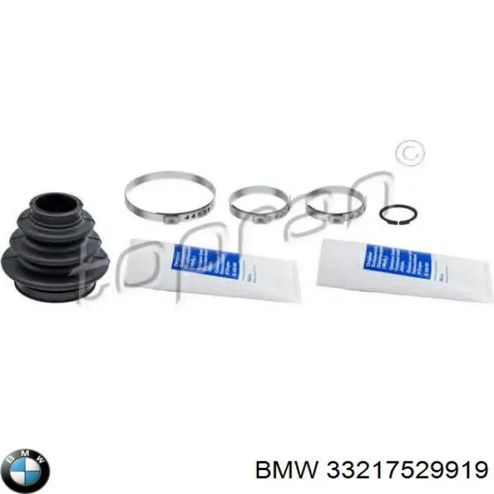 Пильник зовнішньої гранати, задньої півосі BMW 33217529919 ціна, від 9.81 USD