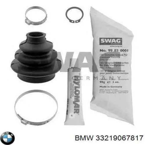 Купити 33219067817 BMW Пильник ШРКШ зовнішній, задньої півосі