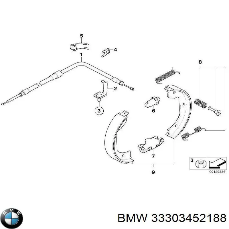 Балка задньої підвіски поперечна BMW 33303452188 ціна, від 50.66 USD