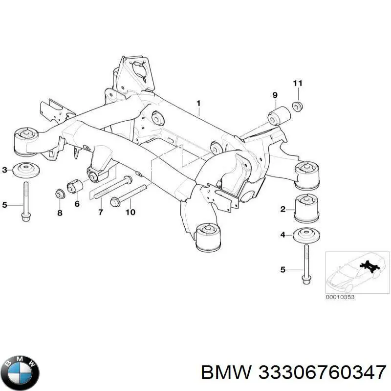 Купити 33306760347 BMW 