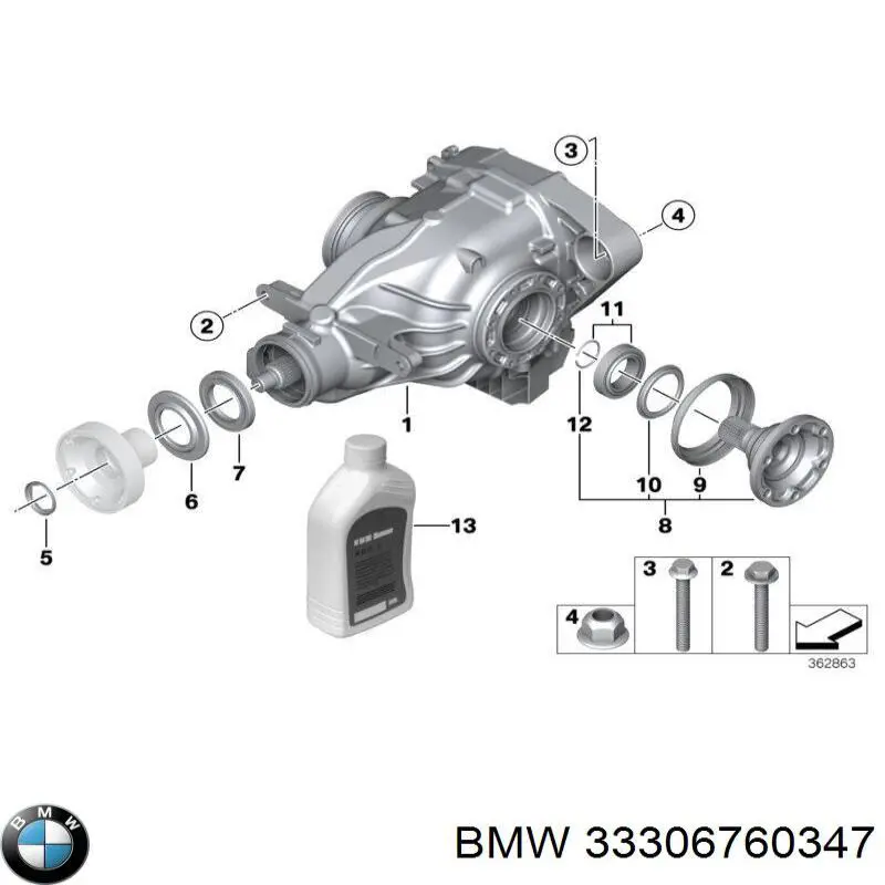  BMW 33306760347 ціна, від 8.84 USD