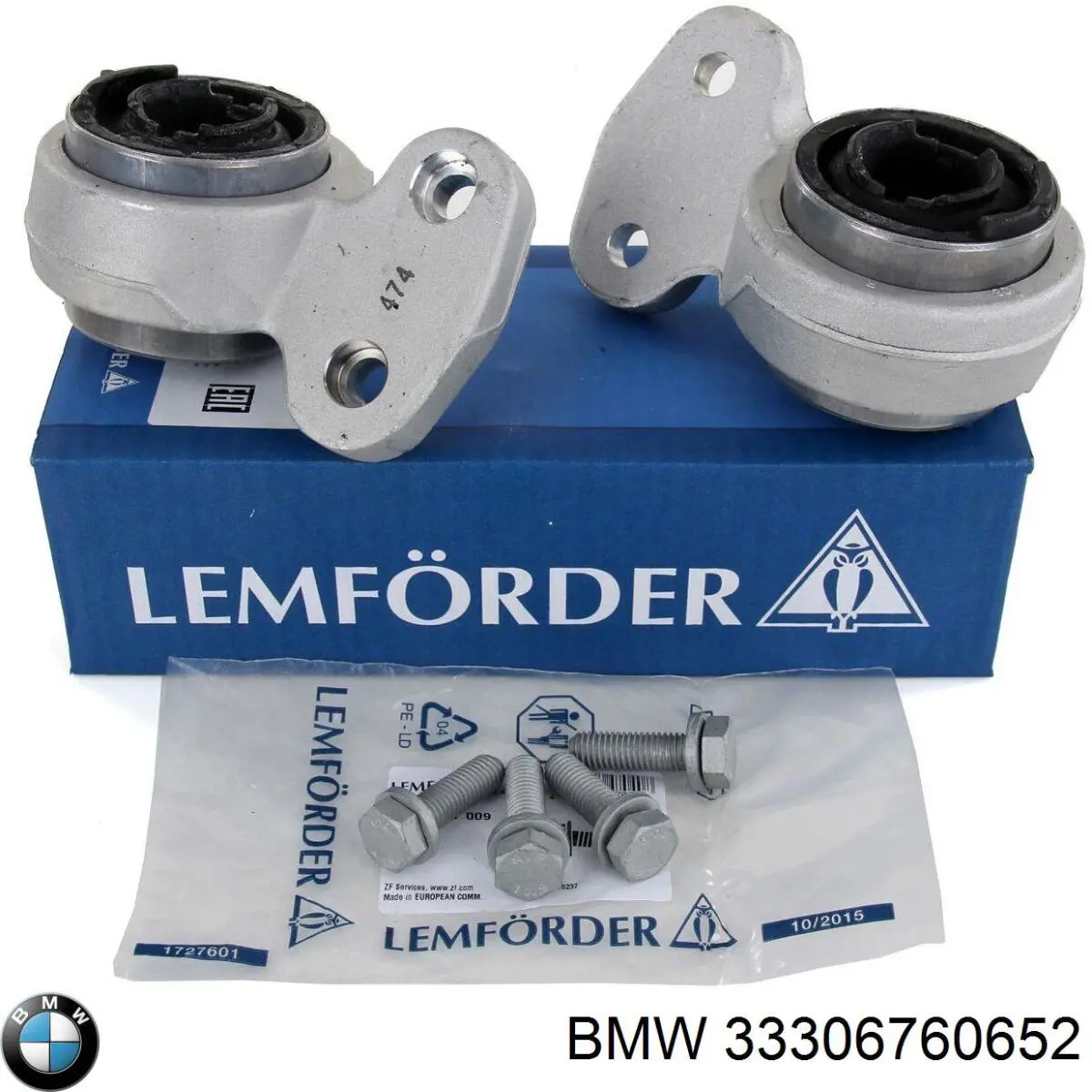 33306760652 BMW Болт переднього важеля, повний комплект
