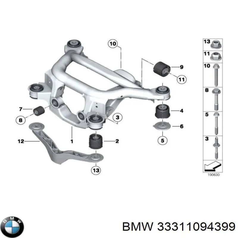 Купити 33311094399 BMW 