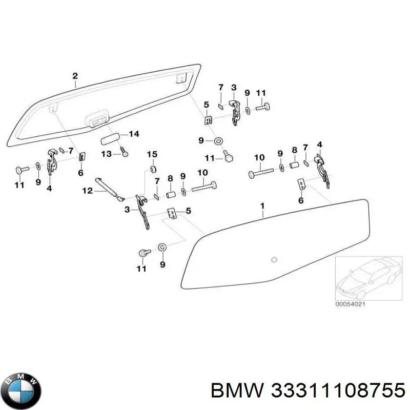 Купити 33311108755 BMW 