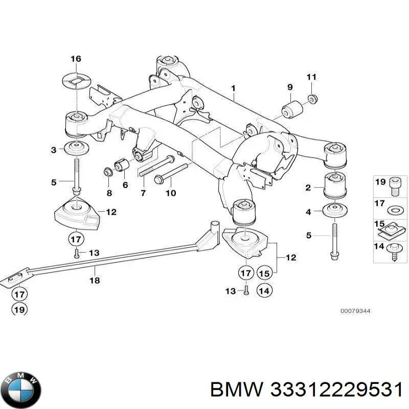 Купити 33312229531 BMW 