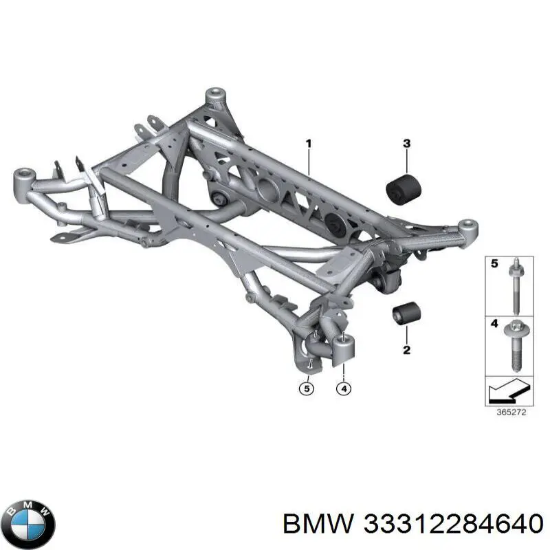 33312284640 BMW Підвіска задня