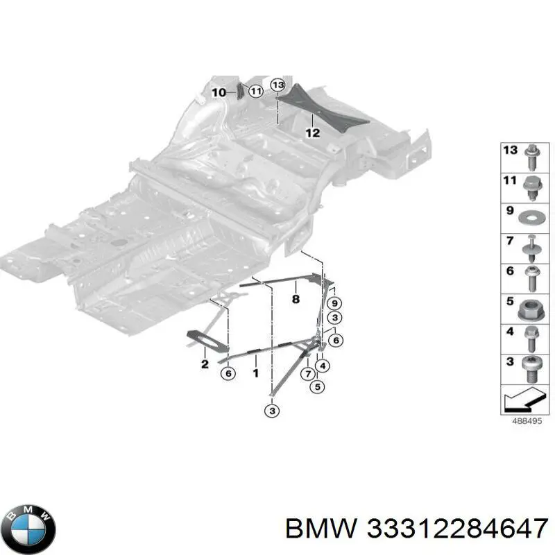  BMW 33312284647 ціна, від 52.23 USD
