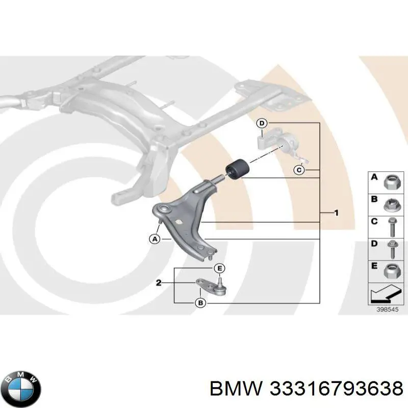  BMW 33316793638 ціна, від 5.70 USD