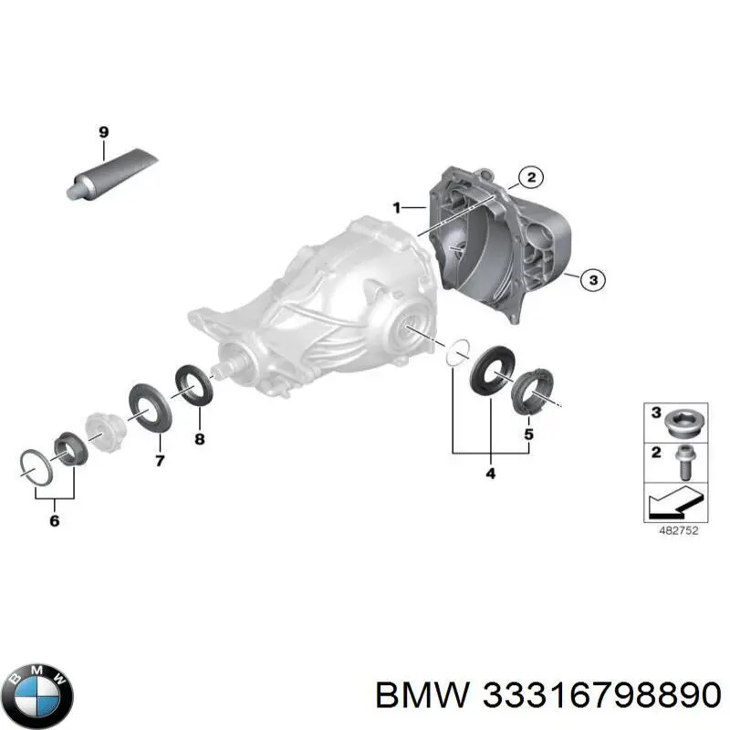  BMW 33316798890 ціна, від 36.74 USD