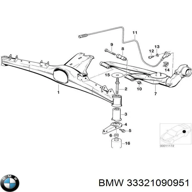  BMW 33321090951 ціна, від 85.65 USD