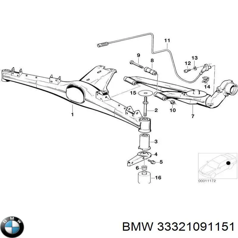  33321091151 BMW