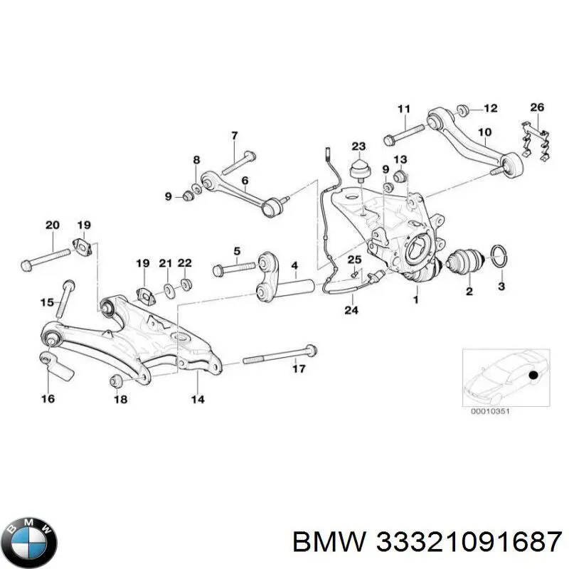  33321091687 BMW