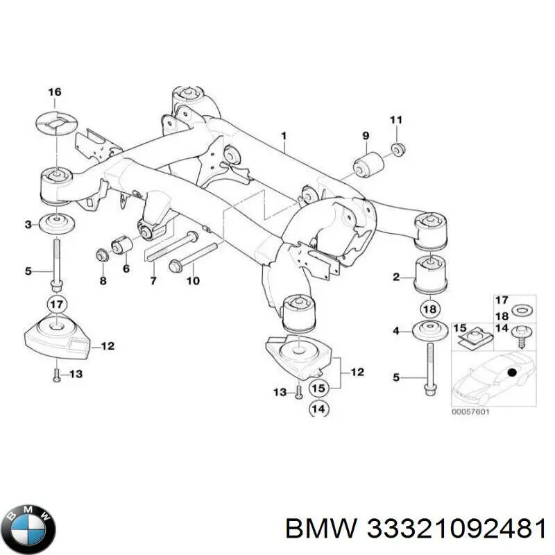  BMW 33321092481 ціна, від 5.52 USD