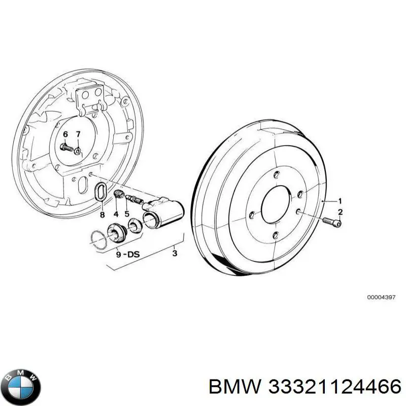 Купити 33321124466 BMW 