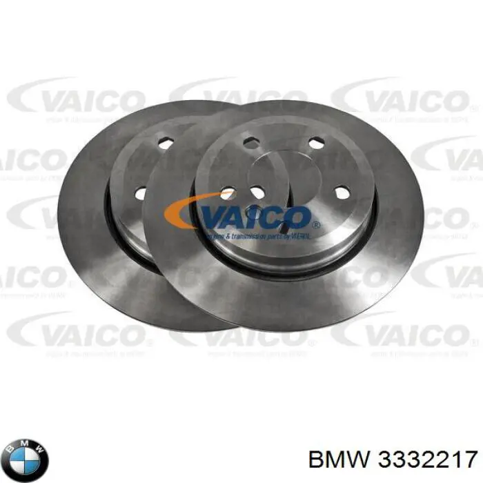 Купити 3332217 BMW Диск заднього гальма