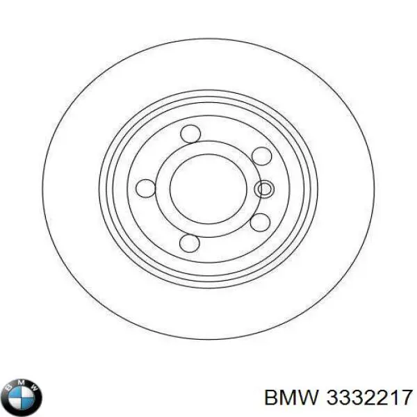 Гальмівні диски 3332217 BMW